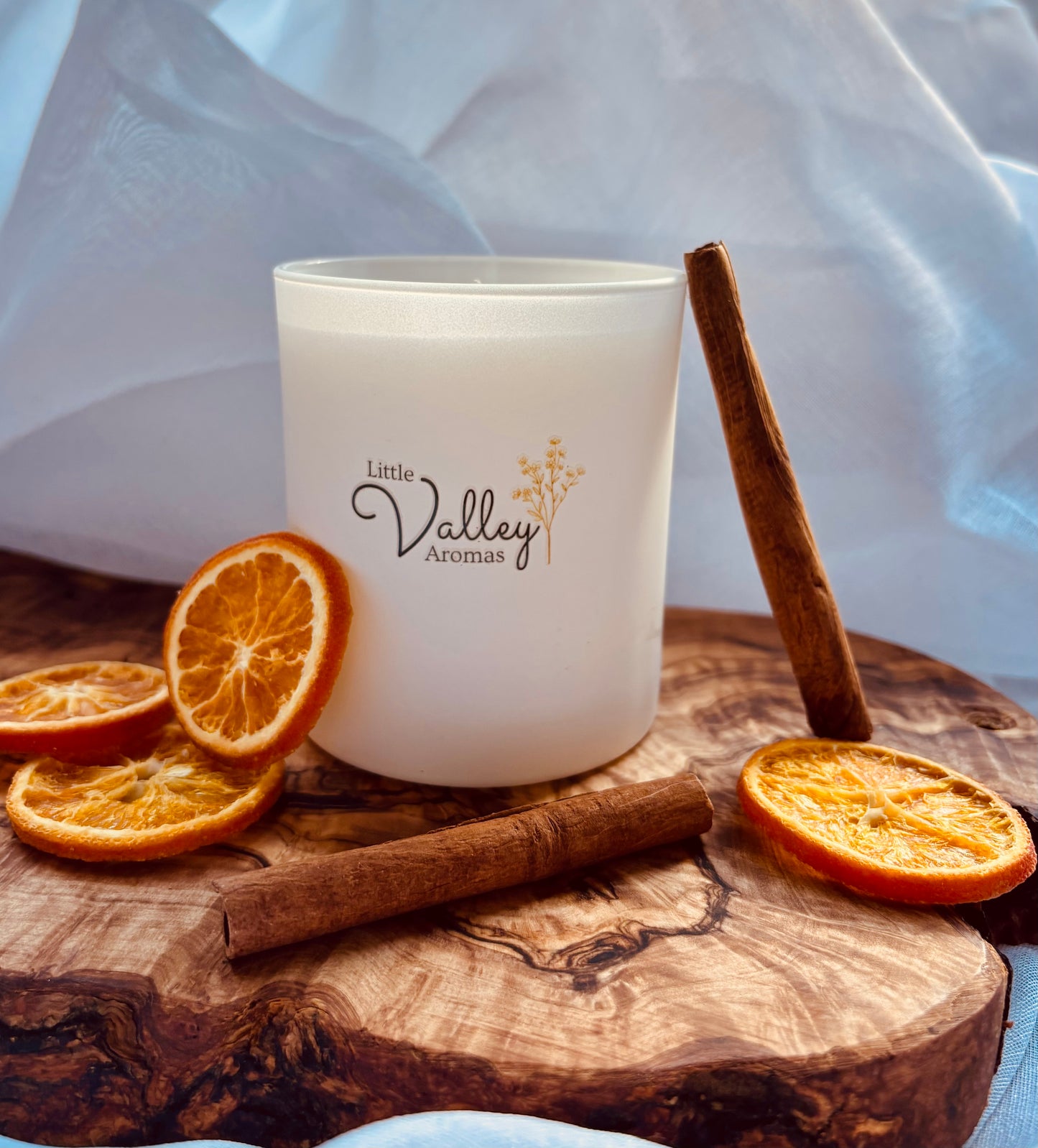 Orange & Cinnamon Soy Wax Candle