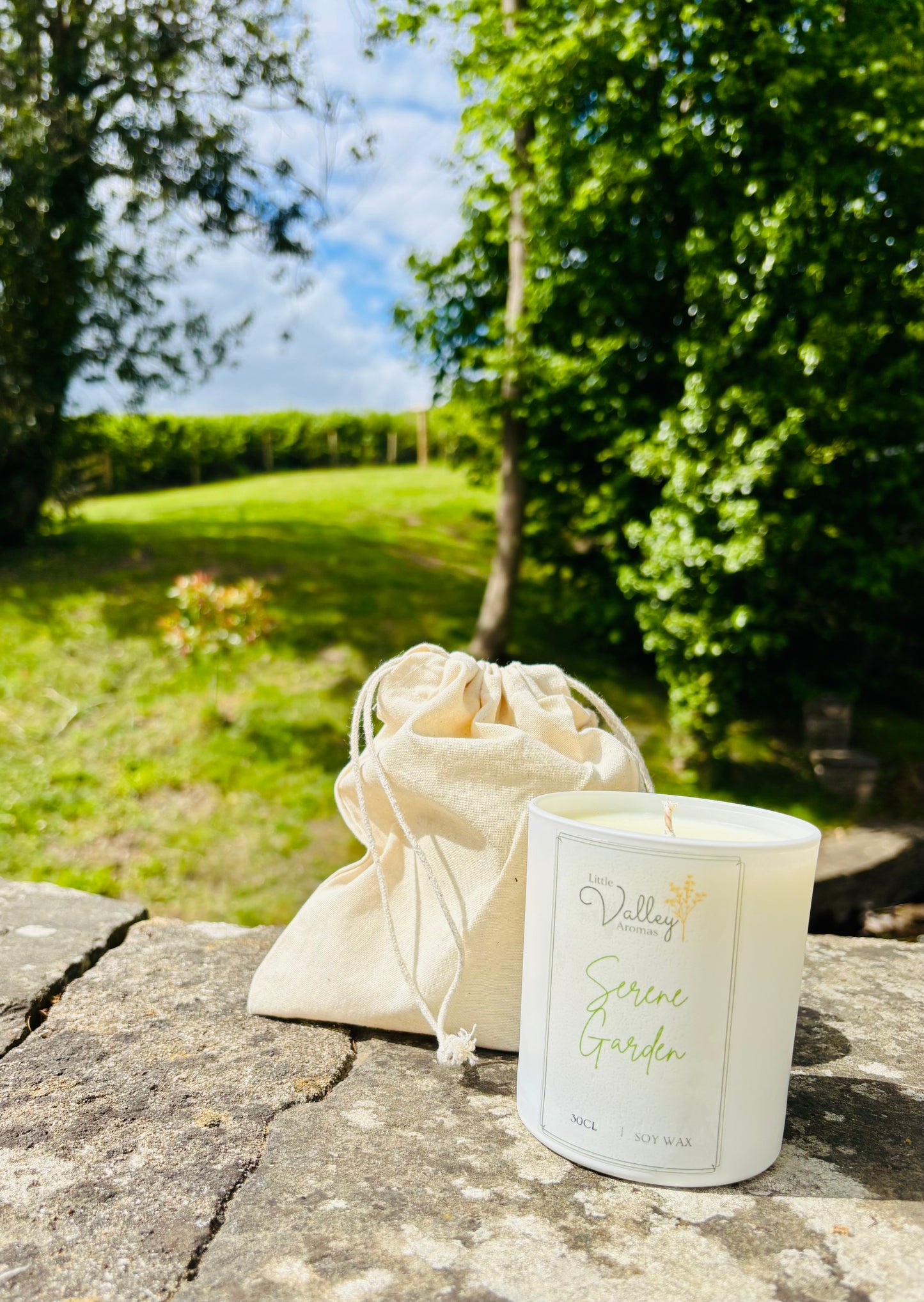 Serene Garden Soy Wax Candle