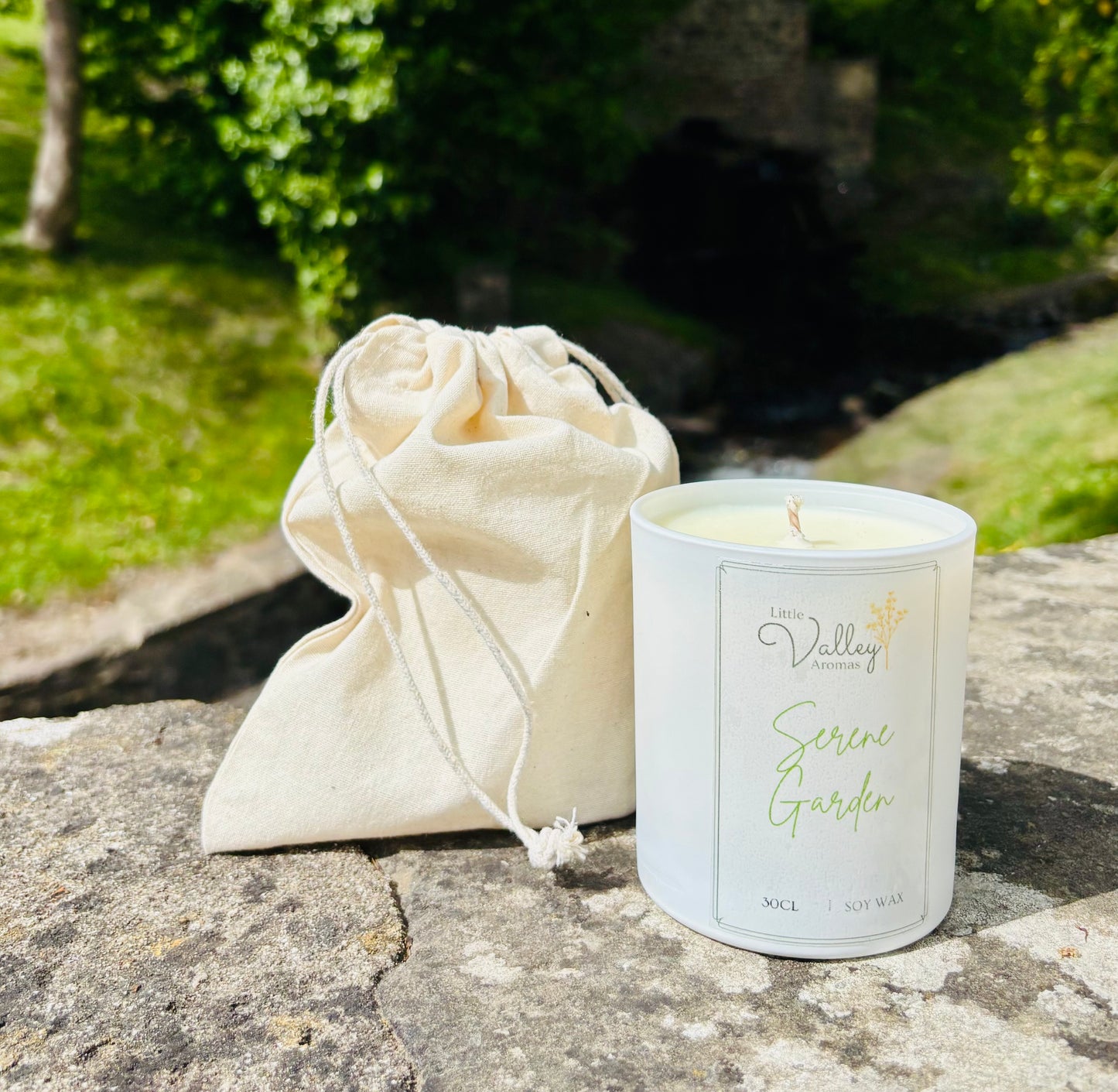 Serene Garden Soy Wax Candle