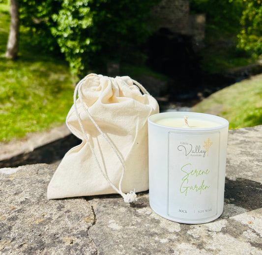 Serene Garden Soy Wax Candle