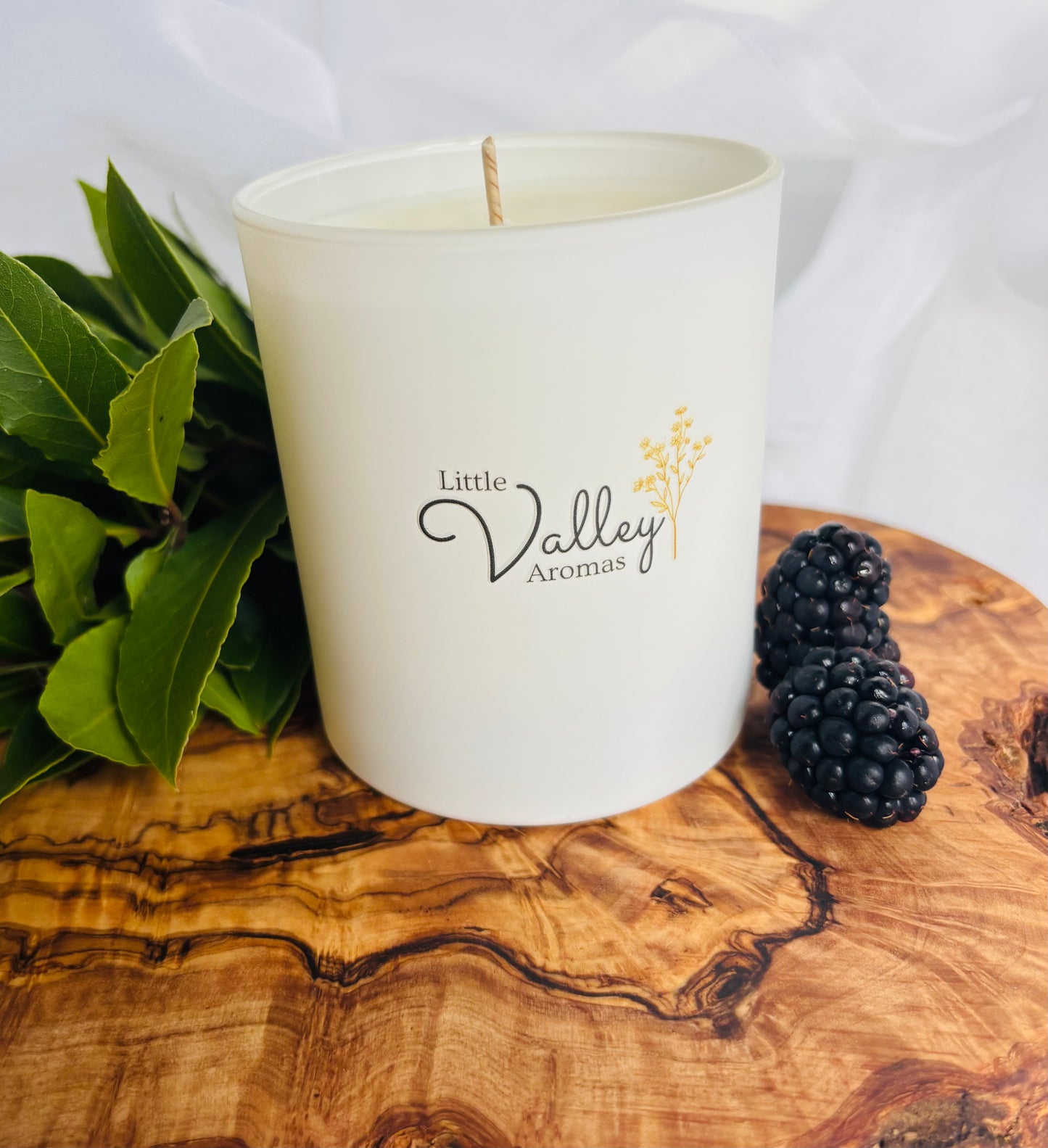 Blackberry & Bay soy wax candle
