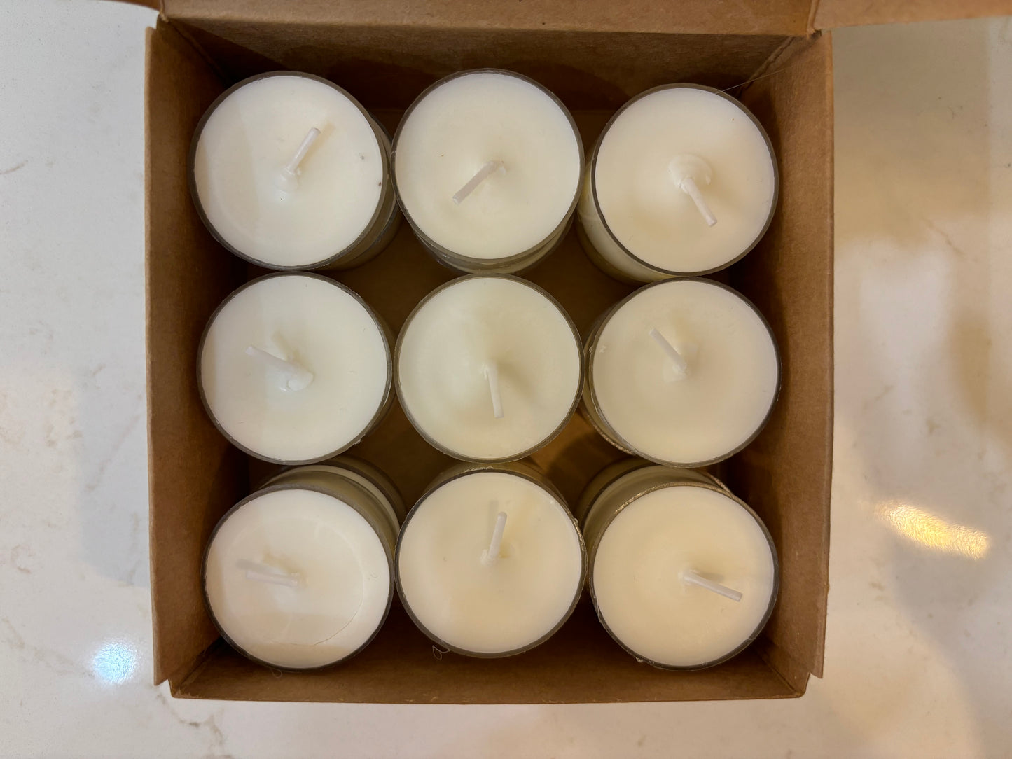 Soy wax tealights