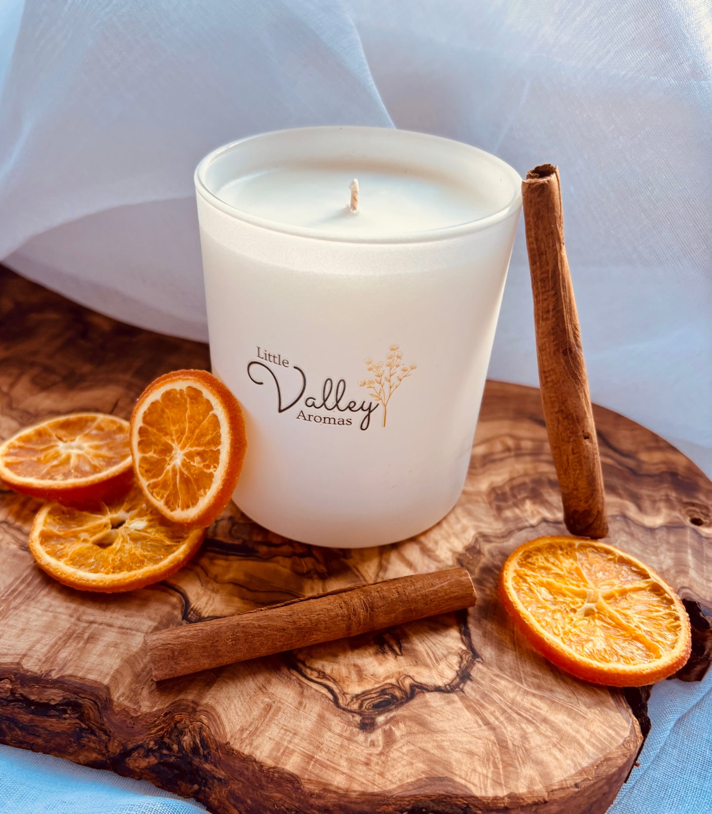 Orange & Cinnamon Soy Wax Candle
